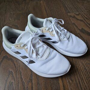 Adidas Cloudfoam White Sneaker 10 Women - Excellent Condition
